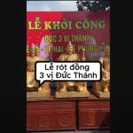 Lễ rót đồng 3 vị Đức Thánh của đồ đồng Điệp Oanh